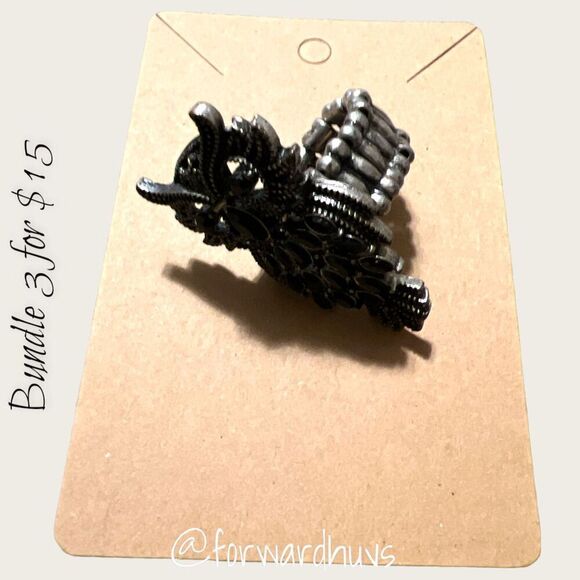 Bundle 3 for $15 Owl Stretch Ring Size 6 - 10 READ - Picture 7 of 9